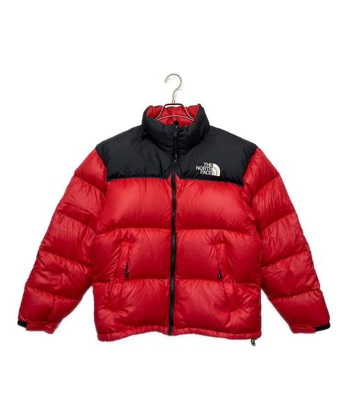 THE NORTH FACE（ザ ノース フェイス）THE NORTH FACE (ザ ノース フェイス) ダウンジャケット ブラック×レッド サイズ:Mの古着・服飾アイテム