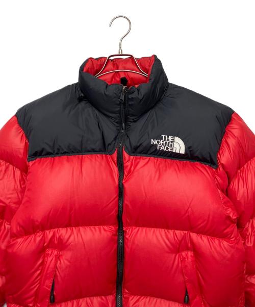 THE NORTH FACE（ザ ノース フェイス）THE NORTH FACE (ザ ノース フェイス) ダウンジャケット ブラック×レッド サイズ:Mの古着・服飾アイテム