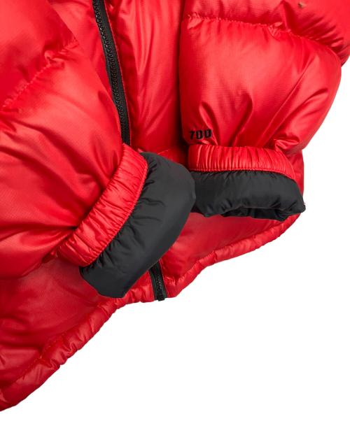 THE NORTH FACE（ザ ノース フェイス）THE NORTH FACE (ザ ノース フェイス) ダウンジャケット ブラック×レッド サイズ:Mの古着・服飾アイテム
