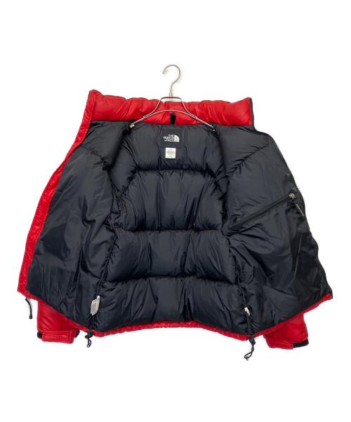 THE NORTH FACE（ザ ノース フェイス）THE NORTH FACE (ザ ノース フェイス) ダウンジャケット ブラック×レッド サイズ:Mの古着・服飾アイテム
