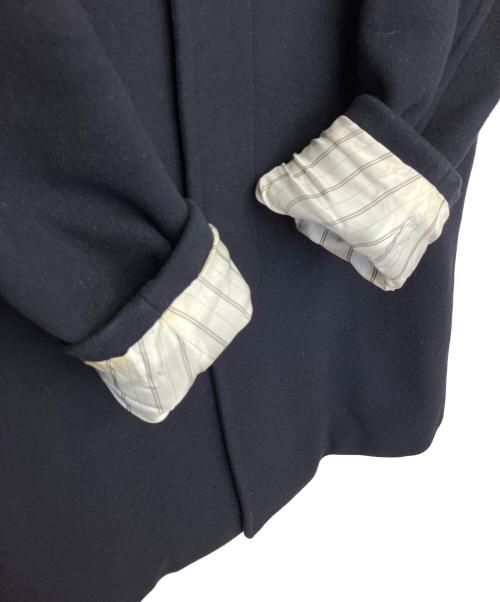 SCYEBASICS（サイベーシックス）SCYEBASICS (サイベーシックス) ステンカラーコート ネイビー サイズ:38の古着・服飾アイテム