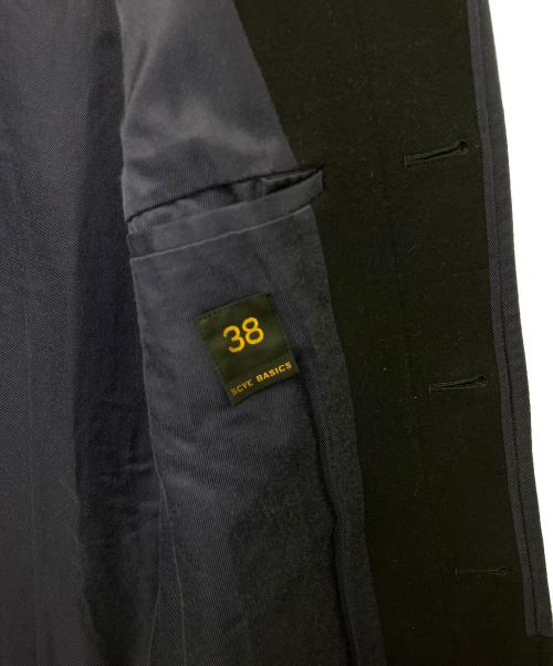 SCYEBASICS（サイベーシックス）SCYEBASICS (サイベーシックス) ステンカラーコート ネイビー サイズ:38の古着・服飾アイテム