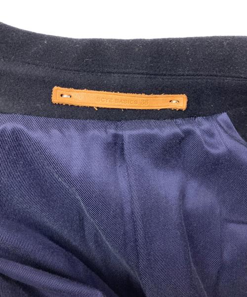 SCYEBASICS（サイベーシックス）SCYEBASICS (サイベーシックス) ステンカラーコート ネイビー サイズ:38の古着・服飾アイテム