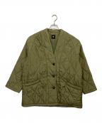 maison de soilメゾンドソイル）の古着「キルティングコート」｜グリーン