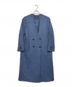 INDIVIインディヴィ）の古着「スーパーシャルムウールビーバーコート」｜ブルー