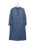 INDIVI（インディヴィ）の古着「スーパーシャルムウールビーバーコート」｜ブルー