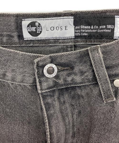 Levi's SILVER TAB（リーバイス シルバータブ）LEVI'S Silver tab (リーバイス シルバータブ) LOOSE FIT デニムパンツ グレー サイズ:81cm (W32)の古着・服飾アイテム