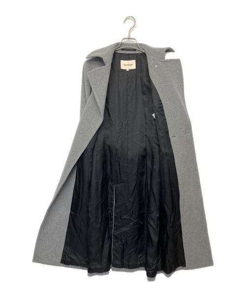 Paul Stuart（ポールスチュアート）Paul Stuart (ポールスチュアート) メルトンコート ライトグレー サイズ:6の古着・服飾アイテム
