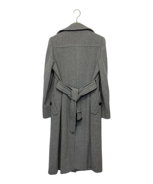 Paul Stuart（ポールスチュアート）Paul Stuart (ポールスチュアート) メルトンコート ライトグレー サイズ:6の古着・服飾アイテム