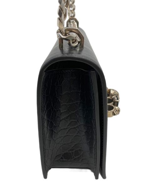ALEXANDER McQUEEN（アレキサンダーマックイーン）ALEXANDER McQUEEN (アレキサンダーマックイーン) ショルダーバッグ スカルリング ブラックの古着・服飾アイテム