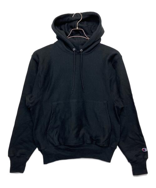 Champion（チャンピオン）Champion (チャンピオン) プルオーバーパーカー ブラック サイズ:Sの古着・服飾アイテム