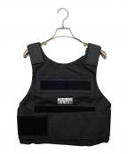 PROCLUBプロクラブ）の古着「防弾チョッキ風ベスト」｜ブラック