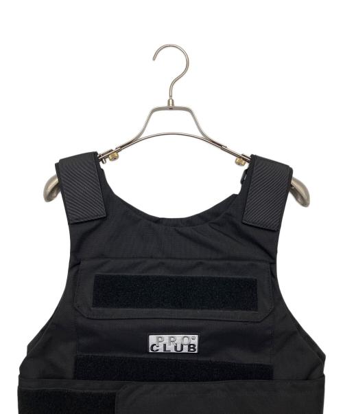 PROCLUB（プロクラブ）PROCLUB (プロクラブ) 防弾チョッキ風ベスト ブラック サイズ:FREEの古着・服飾アイテム