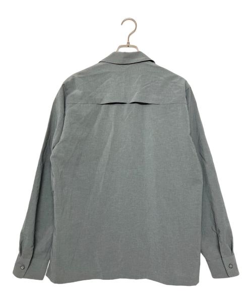 Snow peak（スノーピーク）Snow peak (スノーピーク) 長袖シャツ グレー サイズ:Mの古着・服飾アイテム