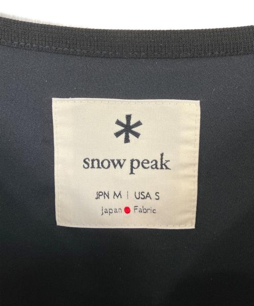 Snow peak（スノーピーク）Snow peak (スノーピーク) スウェット ブラック サイズ:Mの古着・服飾アイテム