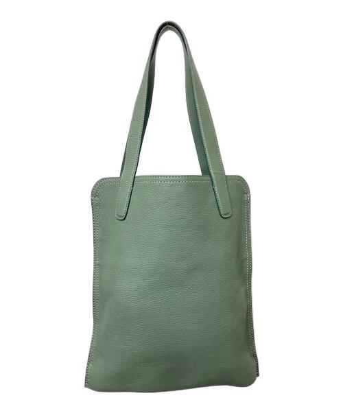 土屋鞄（ツチヤカバン）土屋鞄 (ツチヤカバン) スリムトートバッグ オリーブの古着・服飾アイテム