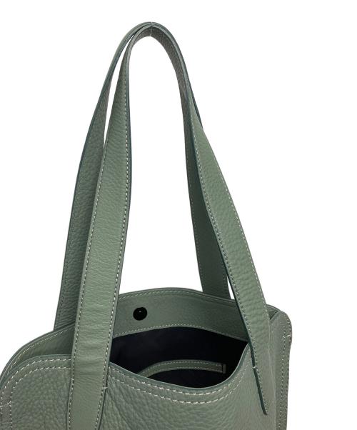 土屋鞄（ツチヤカバン）土屋鞄 (ツチヤカバン) スリムトートバッグ オリーブの古着・服飾アイテム