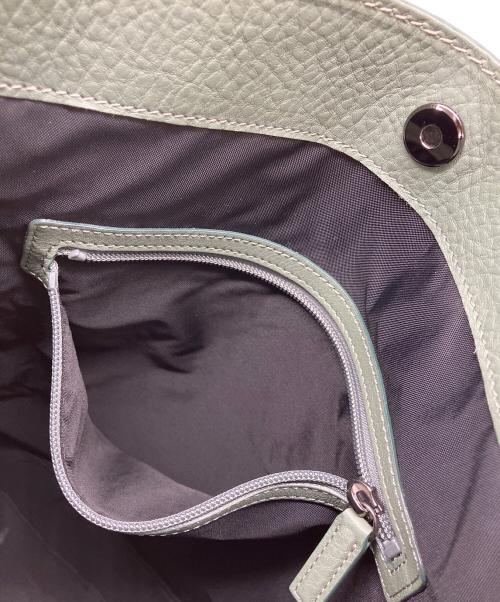 土屋鞄（ツチヤカバン）土屋鞄 (ツチヤカバン) スリムトートバッグ オリーブの古着・服飾アイテム