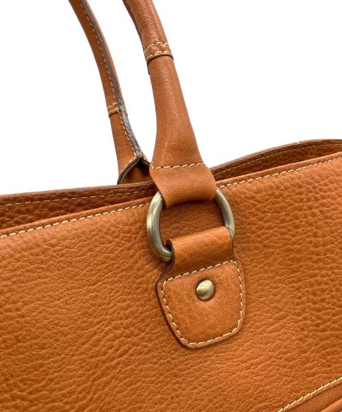 土屋鞄（ツチヤカバン）土屋鞄 (ツチヤカバン) オイルヌメミディアムトート ブラウンの古着・服飾アイテム