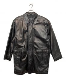 Wind Armor（ウィンドアーマー）の古着「レザーコート　ラムレザー」｜ブラック