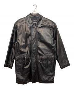 中古・古着通販】VERRI (ヴェリー) レザーコート ブラック サイズ:56