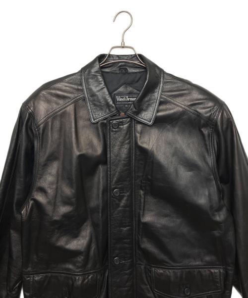 Wind Armor（ウィンドアーマー）Wind Armor (ウィンドアーマー) レザーコート　ラムレザー ブラック サイズ:LLの古着・服飾アイテム
