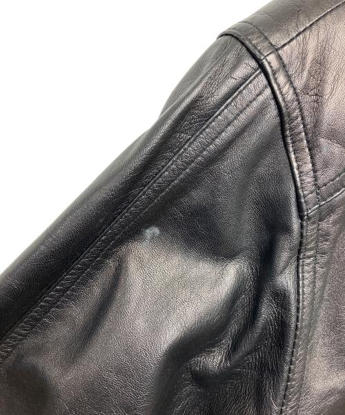 Wind Armor（ウィンドアーマー）Wind Armor (ウィンドアーマー) レザーコート　ラムレザー ブラック サイズ:LLの古着・服飾アイテム