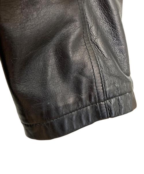 Wind Armor（ウィンドアーマー）Wind Armor (ウィンドアーマー) レザーコート　ラムレザー ブラック サイズ:LLの古着・服飾アイテム