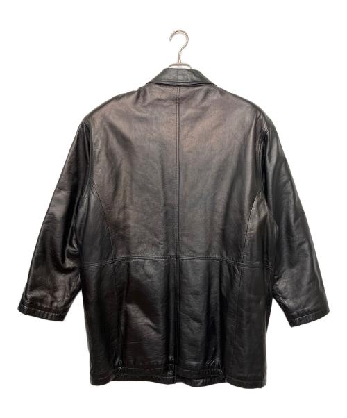 Wind Armor（ウィンドアーマー）Wind Armor (ウィンドアーマー) レザーコート　ラムレザー ブラック サイズ:LLの古着・服飾アイテム