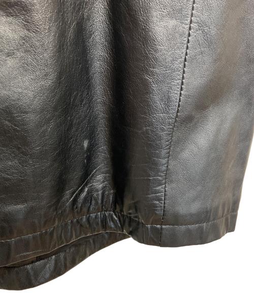 Wind Armor（ウィンドアーマー）Wind Armor (ウィンドアーマー) レザーコート　ラムレザー ブラック サイズ:LLの古着・服飾アイテム