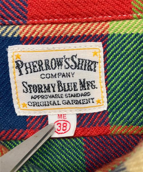 Pherrow's（フェローズ）Pherrow's (フェローズ) シャツジャケット マルチカラー サイズ:38の古着・服飾アイテム