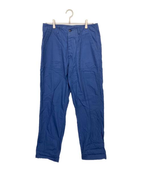 BAMBOO SHOOTS（バンブーシュート）BAMBOO SHOOTS (バンブーシュート) ベイカーパンツ ブルー サイズ:Mの古着・服飾アイテム