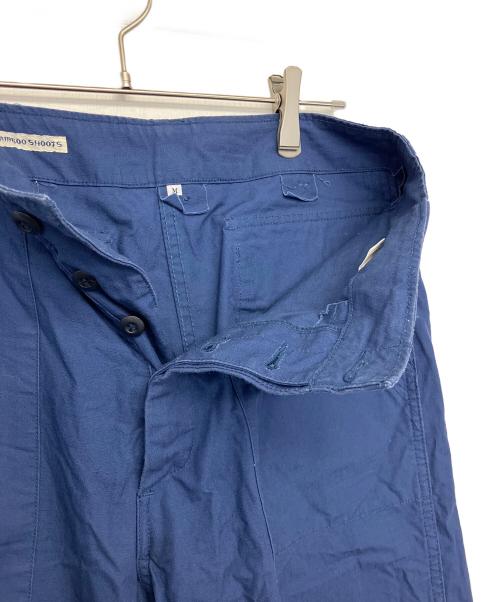 BAMBOO SHOOTS（バンブーシュート）BAMBOO SHOOTS (バンブーシュート) ベイカーパンツ ブルー サイズ:Mの古着・服飾アイテム