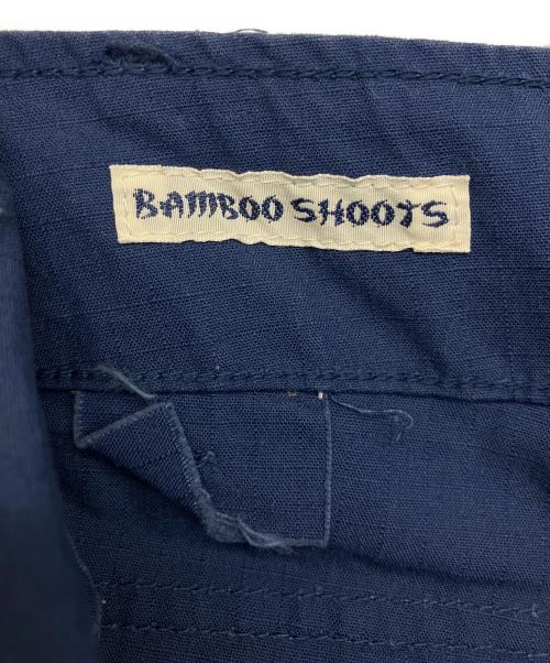 BAMBOO SHOOTS（バンブーシュート）BAMBOO SHOOTS (バンブーシュート) ベイカーパンツ ブルー サイズ:Mの古着・服飾アイテム