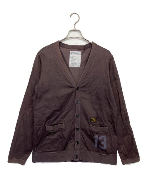 WTAPS（ダブルタップス）WTAPS (ダブルタップス) 薄手カーディガン ブラウン サイズ:2の古着・服飾アイテム