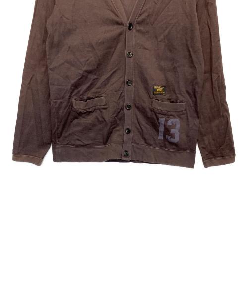 WTAPS（ダブルタップス）WTAPS (ダブルタップス) 薄手カーディガン ブラウン サイズ:2の古着・服飾アイテム
