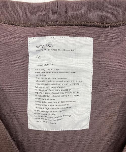 WTAPS（ダブルタップス）WTAPS (ダブルタップス) 薄手カーディガン ブラウン サイズ:2の古着・服飾アイテム