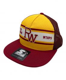 STARTER BLACK LABEL×WTAPS×Ron Herman（スターターブラックレーベル×ダブルタップス×ロンハーマン）の古着「メッシュキャップ」｜イエロー×エンジ