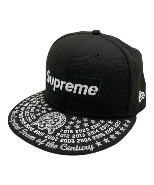 SUPREME（シュプリーム）SUPREME (シュプリーム) New Era (ニューエラ) 59FIFTY UNDISPUTED BOX LOGO② ブラック サイズ:58.7cmの古着・服飾アイテム