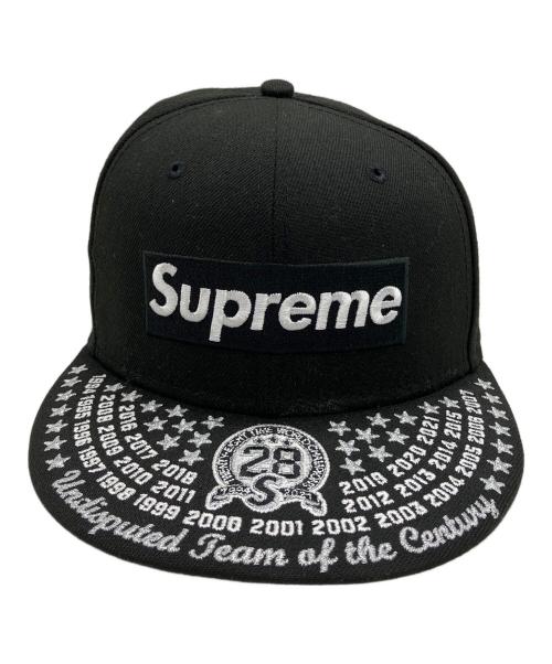 SUPREME（シュプリーム）SUPREME (シュプリーム) New Era (ニューエラ) 59FIFTY UNDISPUTED BOX LOGO② ブラック サイズ:58.7cmの古着・服飾アイテム