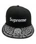 SUPREME (シュプリーム) New Era (ニューエラ) 59FIFTY UNDISPUTED BOX LOGO② ブラック サイズ:58.7cm：8000円