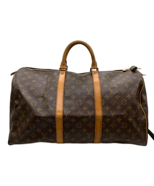 LOUIS VUITTON（ルイ ヴィトン）LOUIS VUITTON (ルイ ヴィトン) トラベルバッグ　キーポル50 ブラウンの古着・服飾アイテム