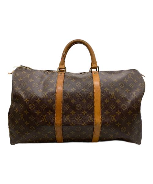 LOUIS VUITTON（ルイ ヴィトン）LOUIS VUITTON (ルイ ヴィトン) トラベルバッグ　キーポル50 ブラウンの古着・服飾アイテム