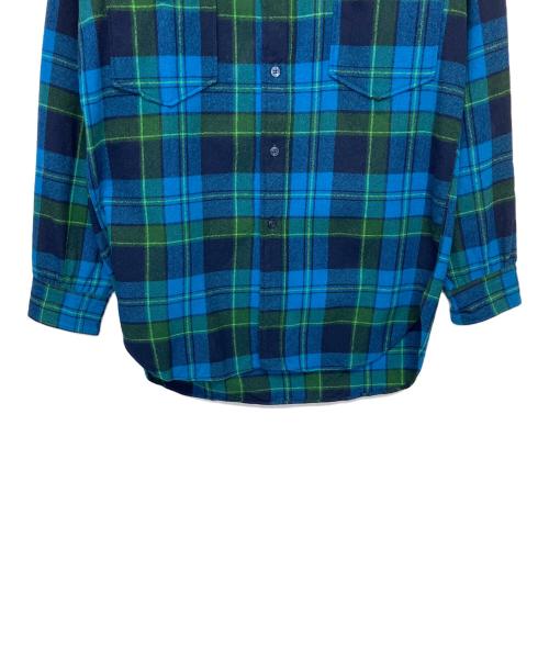PENDLETON（ペンドルトン）PENDLETON (ペンドルトン) 長袖シャツ　60s ブルー×グリーン サイズ:15 1/2の古着・服飾アイテム