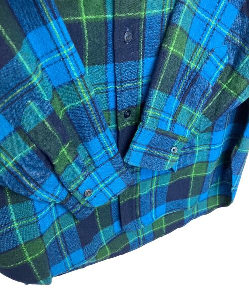 PENDLETON（ペンドルトン）PENDLETON (ペンドルトン) 長袖シャツ　60s ブルー×グリーン サイズ:15 1/2の古着・服飾アイテム