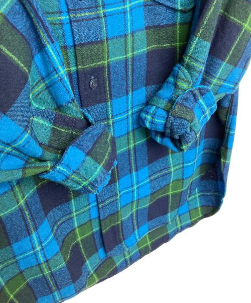 PENDLETON（ペンドルトン）PENDLETON (ペンドルトン) 長袖シャツ　60s ブルー×グリーン サイズ:15 1/2の古着・服飾アイテム
