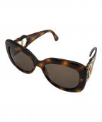 CHANELシャネル）の古着「ココマークサングラス」｜ブラウン