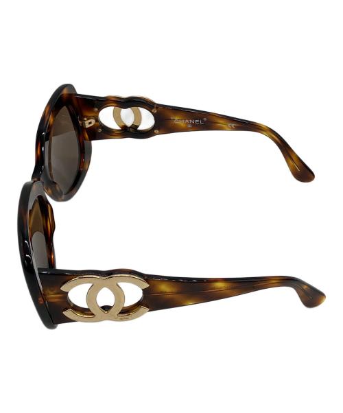 CHANEL（シャネル）CHANEL (シャネル) ココマークサングラス ブラウンの古着・服飾アイテム