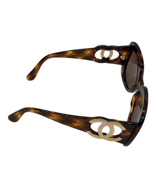CHANEL（シャネル）CHANEL (シャネル) ココマークサングラス ブラウンの古着・服飾アイテム