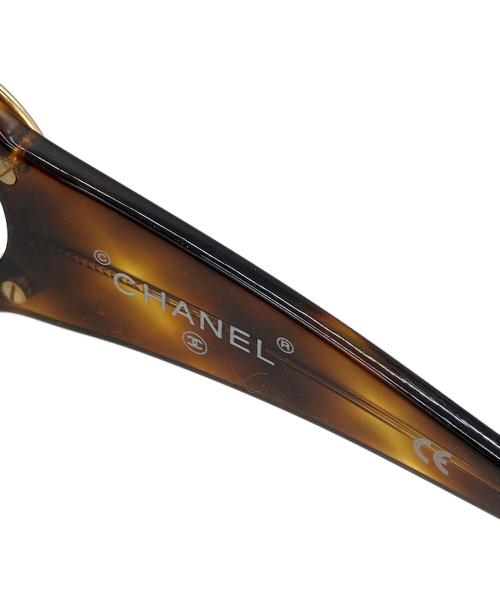 CHANEL（シャネル）CHANEL (シャネル) ココマークサングラス ブラウンの古着・服飾アイテム